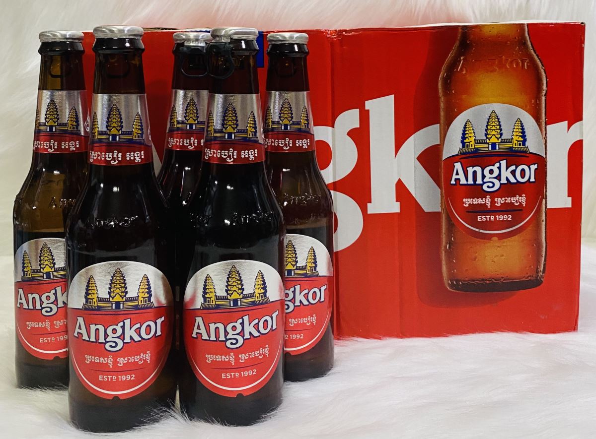 Bia Angkor Chai Thủy Tinh