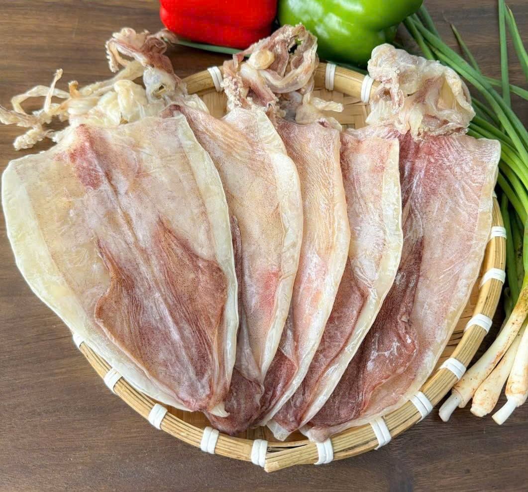 Khô Mực Câu Loại 1 Size 12-14 Con/1Kg - Túi 500Gram